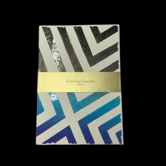 New! Christian Lacroix Sol Y Sombra Sunrise Blue‎ Embossed Paseo Notebook 128pgs - Picture 8 of 12